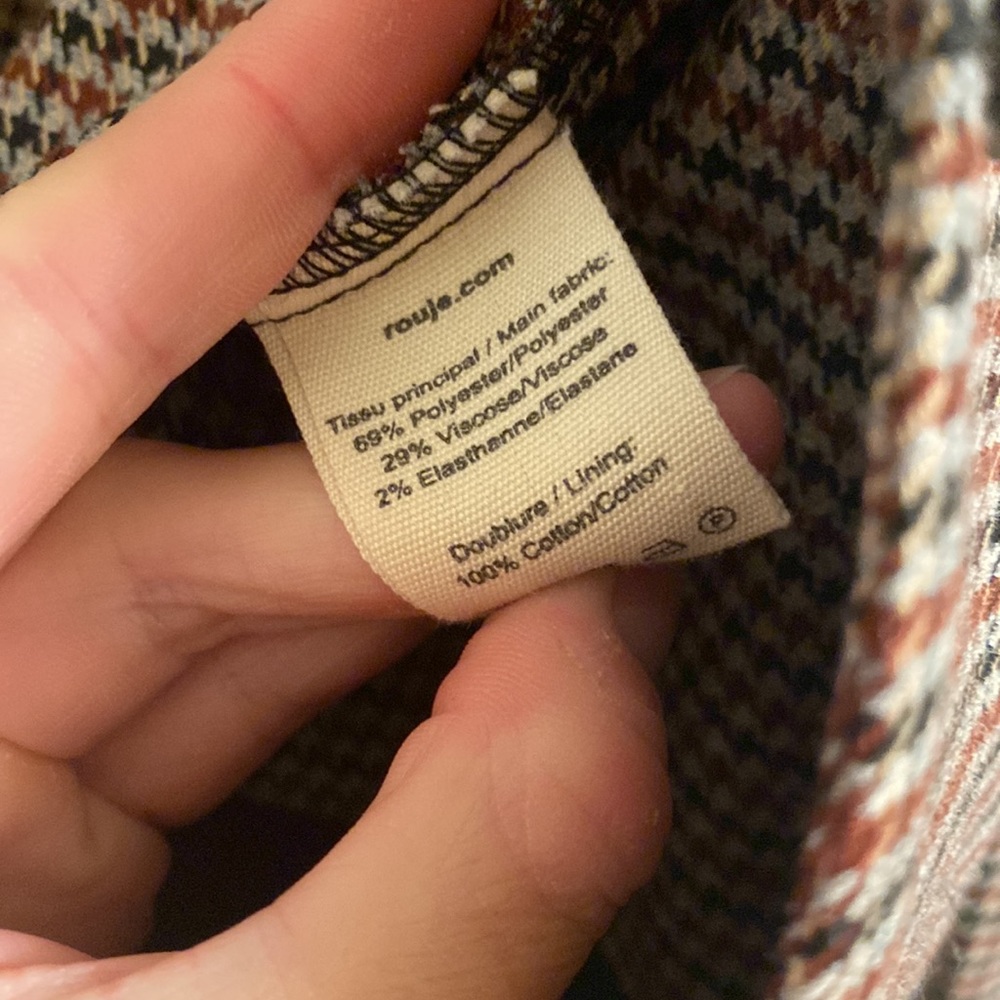 Rouje Houndstooth Jumpsuit 36 - Picture 6 of 13